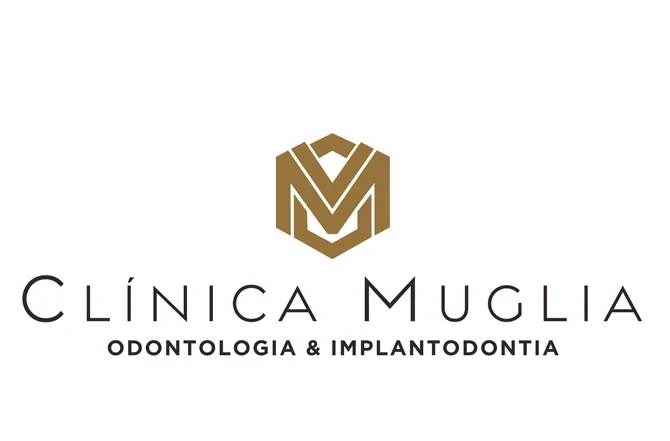 Logotipo da Clínica Muglia Odontologia e Implantodontia em Vargem Grande Paulista